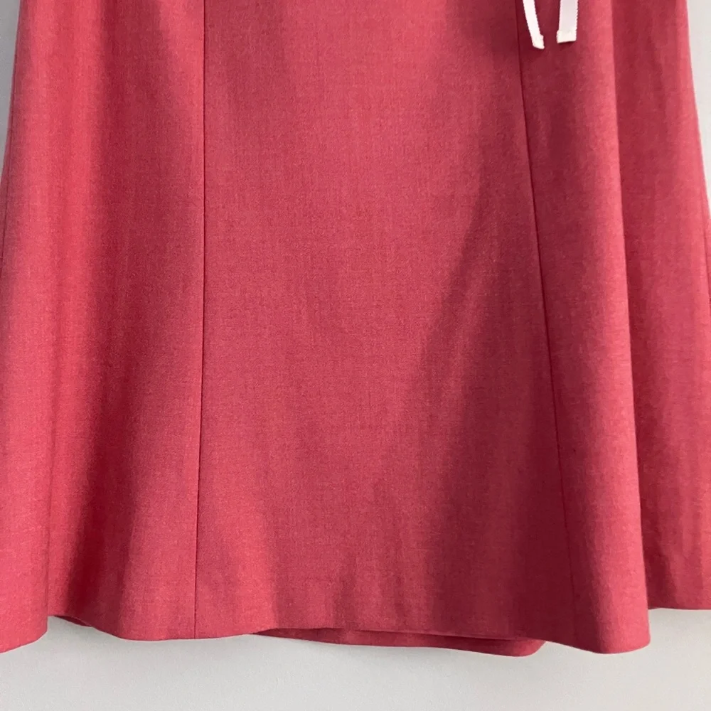 J CREW Wool Blend A-Line Salmon Skirt Size 4 - Picture 4 of 10